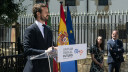 Pablo Casado desde Gernika junto a Carlos Iturgaiz...