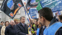 Feijóo en la manifestación de Jusapol