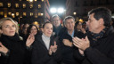 Alberto Núñez Feijóo en la manifestación celebrada...