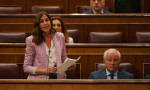 Rosa Romero en la sesión de control al Gobierno en el Congreso