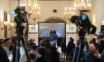 Alberto Núñez Feijóo en el desayuno Empresarios Santiago de Compostela