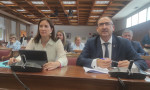 Cristina Casanueva y Alfonso Polanco en Senado