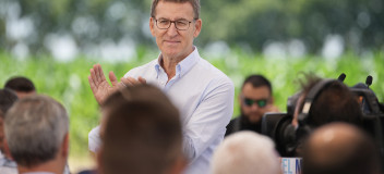 Alberto Nuñez Feijoo participa de un acto sobre mundo rural en Gimenells (Lleida)