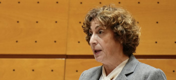 La senadora del GPP, Teresa Belmonte