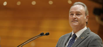 El senador Alberto Fabra