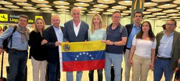 La delegación del PP expulsada de Venezuela 
