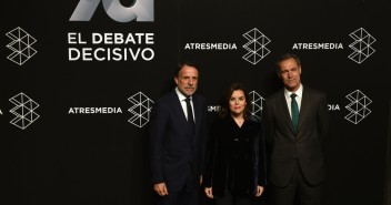 Soraya Sáez de Santamaría participa en el Debate a 4 organizado por Antena 3