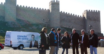 Pablo Casado y Soraya Sáenz de Santamaría visitan Ávila