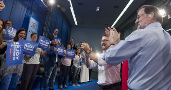 Mariano Rajoy interviene en un acto del PP en Tenerife