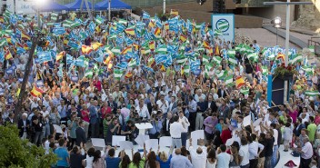Mariano Rajoy interviene en un acto en Málaga