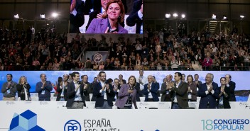 María Dolores de Cospedal en el 18 Congreso del PP