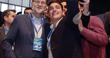 Mariano Rajoy en las instalaciones