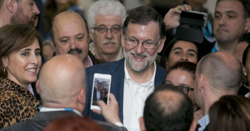 Mariano Rajoy a su llegada a la Escuela de Invierno 