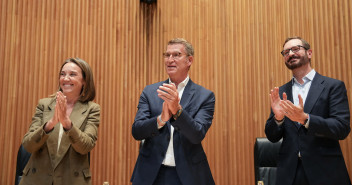 Alberto Núñez Feijóo preside la reunión de los Grupos Parlamentarios del PP en el Congreso de los Diputados y en el Senado.