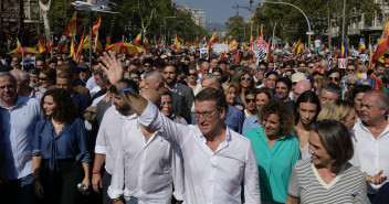 Alberto Núñez Feijóo en Barcelona