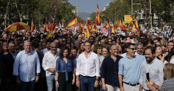 Alberto Núñez Feijóo en Barcelona