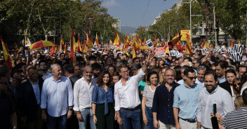 Alberto Núñez Feijóo en Barcelona