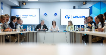 Cuca Gamarra en el Comité de Dirección del PP de Aragón