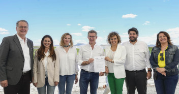 Alberto Núñez Feijóo participa en un acto sobre agricultura en Cieza, Murcia