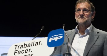 Mariano Rajoy en un momento de su discurso