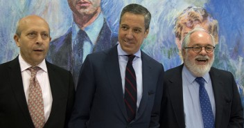 José Ignacio Wert, Eduardo Zaplana y Miguel Arias Cañete en el Club Siglo XXI