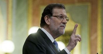 Mariano Rajoy durante su intervención en el Debate sobre el estado de la Nación