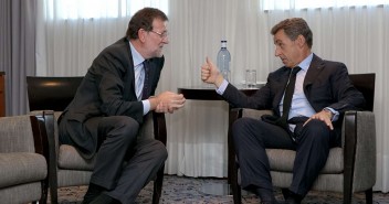 Mariano Rajoy se reúne con Nicolas Sarkozy 