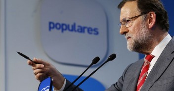 Mariano Rajoy durate la rueda de prensa