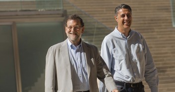 Mariano Rajoy con Xavi Garcia Albiol