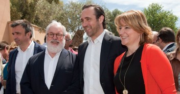 Miguel Arias Cañete, José Ramón Bauzá, y Rosa Estarás en Palma de Mallorca