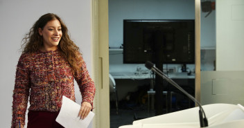 Ester Muñoz en rueda de prensa en PP