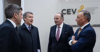 Feijóo en un encuentro empresarial en Valencia