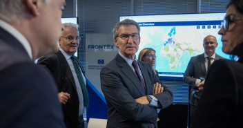 Feijóo visita Frontex