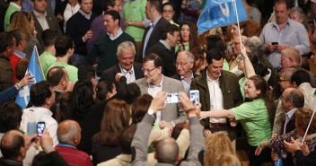 Mariano Rajoy en el acto de Roquetas de Mar