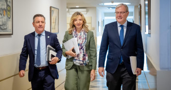 Antonio Silván, Alicia García y  en la comisión Conjunta de las Comisiones Constitucional y de Justicia