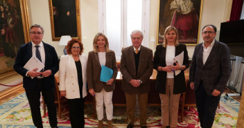 Alicia García tras registrar una moción en el Senado 