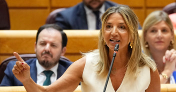 Alicia García en el Senado