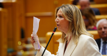 La portavoz del PP en el Senado, Alicia García