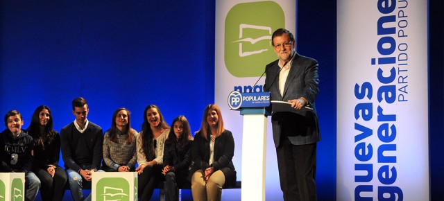 Mariano Rajoy durante su intervención