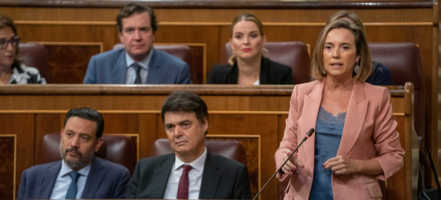 Cuca Gamarra, secretaria general del Partido Popular y portavoz del grupo parlamentario en el Congreso