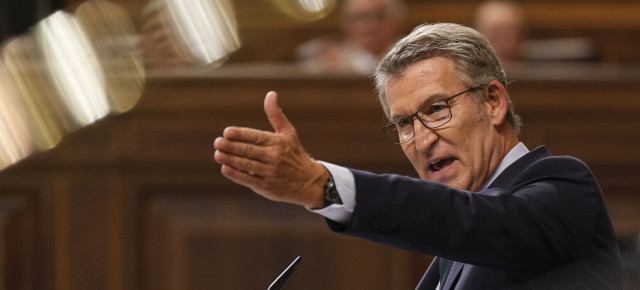 Alberto Núñez Feijóo en el Congreso de los Diputados