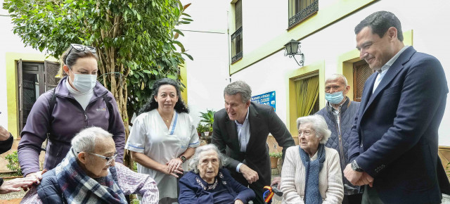 Alberto Nuñez Feijóo visita la Fundación Hospital y Nuestra Señora de los Dolores San Jacinto Cordoba