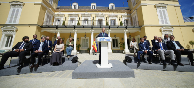 Feijóo en la Cumbre de Presidentes del PP