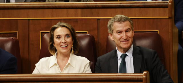 Feijóo en la sesión de control en el Congreso de los Diputados