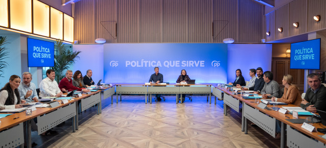 Alberto Núñez Feijóo en la reunión de trabajo con los Presidentes Autonómicos celebrada hoy en Asturias.