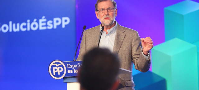 El presidente del Gobierno y del PP, Mariano Rajoy