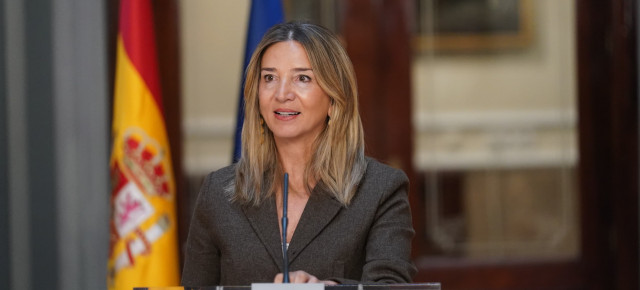 Alicia García, durante su comparecencia en el Senado