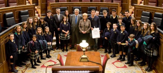 Participación infantil en el Congreso de los Diputados. Fuente: Congreso