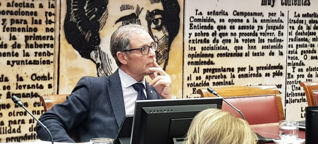 Vicente Tejedo en la Comisión de Agricultura, Ganadería y Alimentación