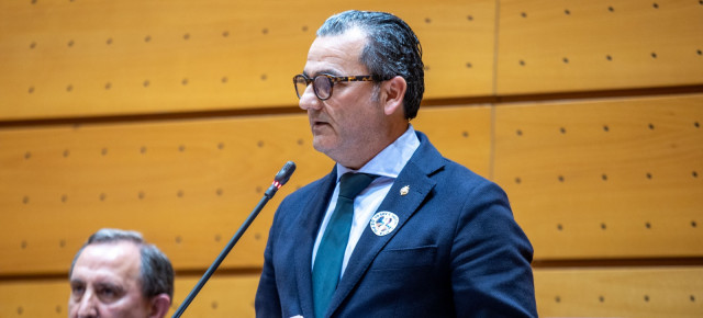 Javier Bermúdez en el Senado